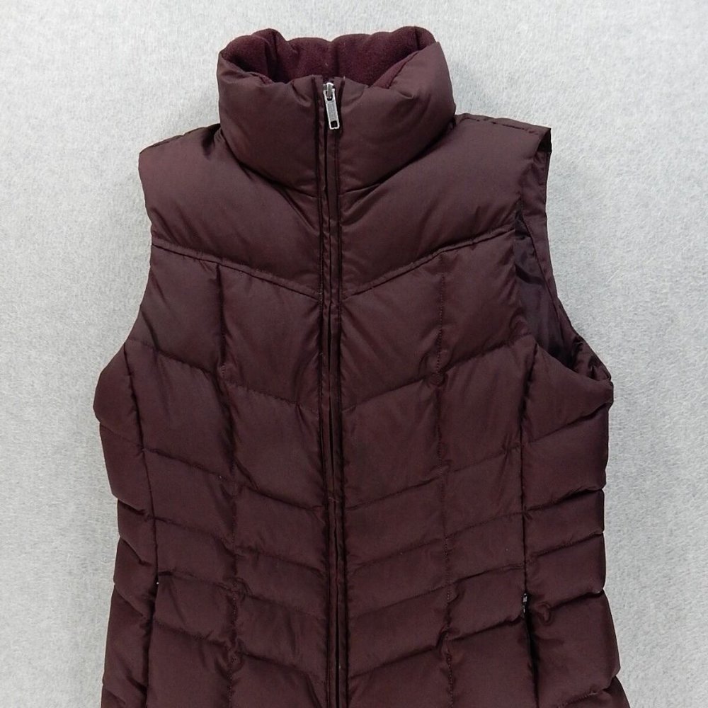 Lands End Goose Down Quilted Fitted Jacket Vest‎
